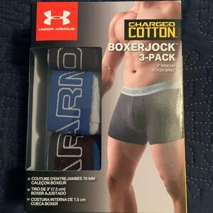Men’s Under Armour underwear Charged Cotton Boxerjock 3-Pack